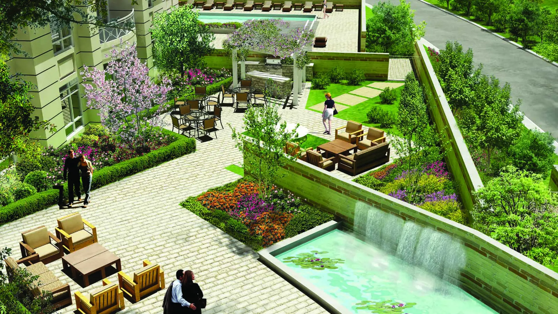 The Courtyard Residences in Oak Park